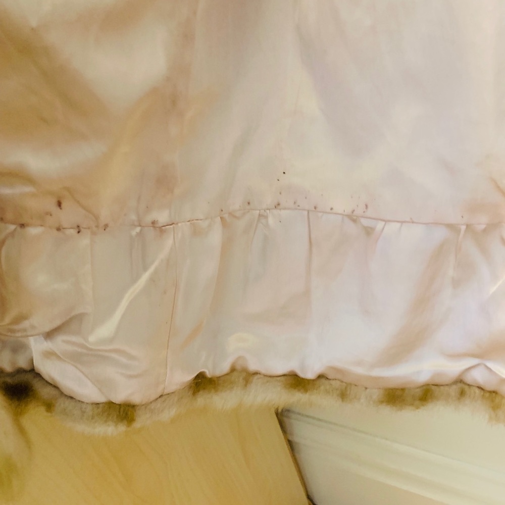 Balmain faux fur hooded coat - Picture 4 of 7